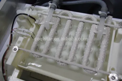 portable bullet type ice maker soaking water type