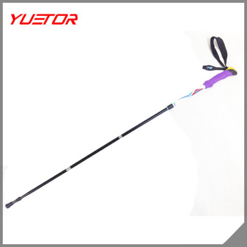 retracted DURAMIN 7075 5 SECTION cork handle nordic walking sticks
