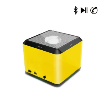 cube powered bluetooth speaker portable
