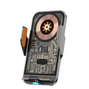 Portable Universal Wireless Charging Car Phone Holder with Inductive Charger and USB Micro Ports