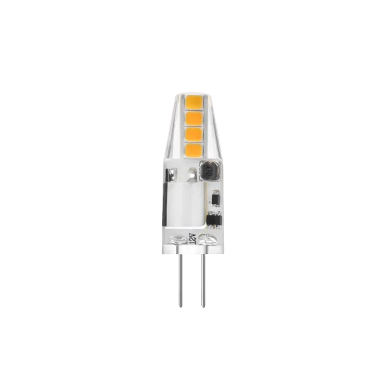 Mini G4 LED 2835SMD 1.5W AC DC 12V Candle Silicone Light Bulb - No Flicker for Chandelier