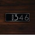 Custom Number Plate Modern Apartment Numbers