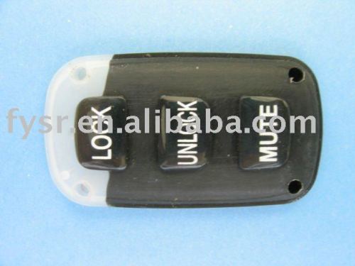 Environmental silicone rubber alarm keypad for car