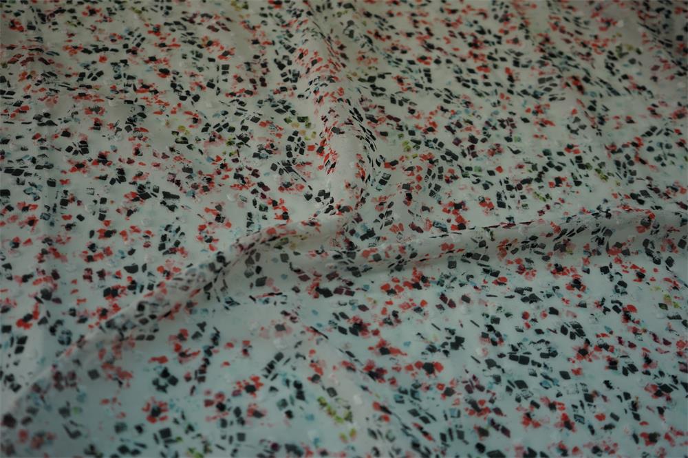 Swiss Dot Printed Chiffon Fabric