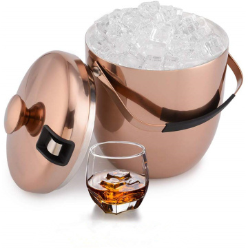 Double Walled Stainless Steel Ice Bucket