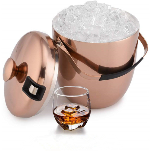 Double Walled Stainless Steel Ice Bucket