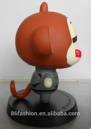 Funny custom plastic figure, Cartoon Yoci plastic fantasy figures