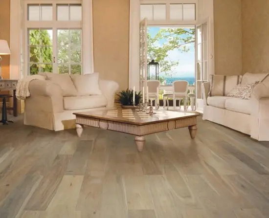 WPC click lock cork board flooring