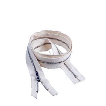Auto Lock Zipper Cotton Dyeable Tape ZM10007: Ideal for Jeans, Shoes, Garments, Bags, and Home Textiles