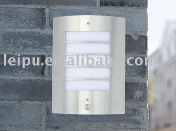stainless steel outdoor lamp with sensor