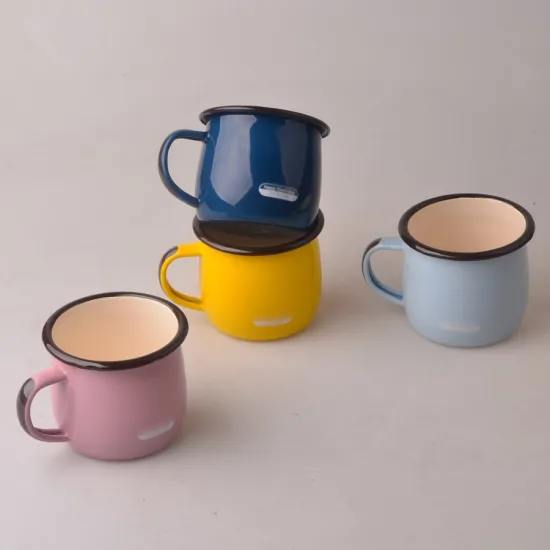 Big Belly Shape Enamel Mug