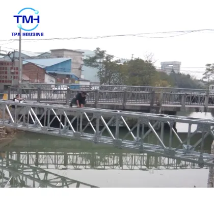customized steel structure bailey bridge manufacture