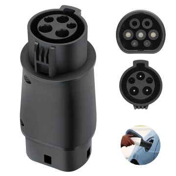 EV Charger Adapter: Type 1 to Type 2 and Type 2 to IEC 62196, 32A Converter