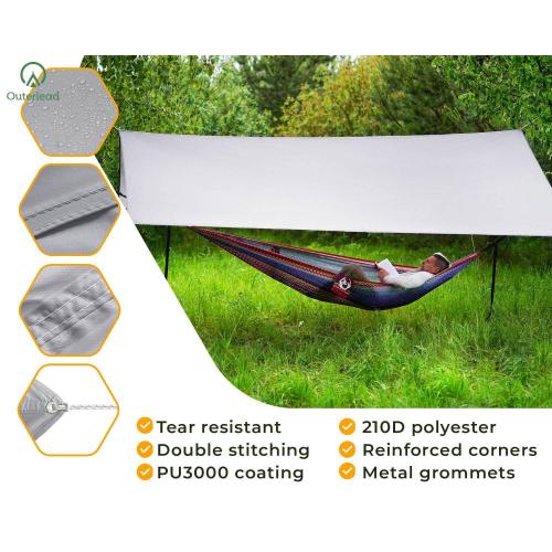 tarp tents for camping Outerlead 12x10ft Lightweight Backpacking Tarp Shelter Tent Manufactory