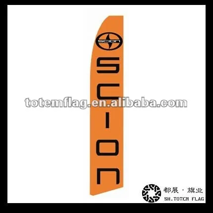 Cheap Swooper Polyester Fabric Banner