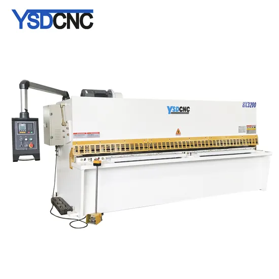 QC12Y 12*3200 4M CNC Hydraulic Iron Sheet Metal Steel Swing Guillotine Cutting and Shearing Machine