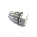 Stainless steel racing fuel rail plug valve