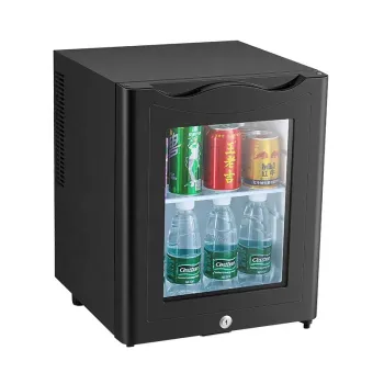 Best Price 25L Mini Fridge: Portable Glass Door Minibar for Hotels and Drinks