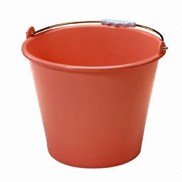Plastic Bucket with Handle, Durable and Available in Different Sizes, Good for Home-use