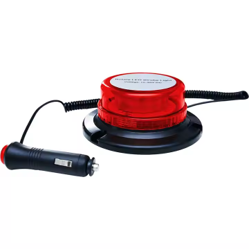 15W Ultra-Thin LED Warning Light - 30LED Strobe & Rotation for Trucks & Trailers