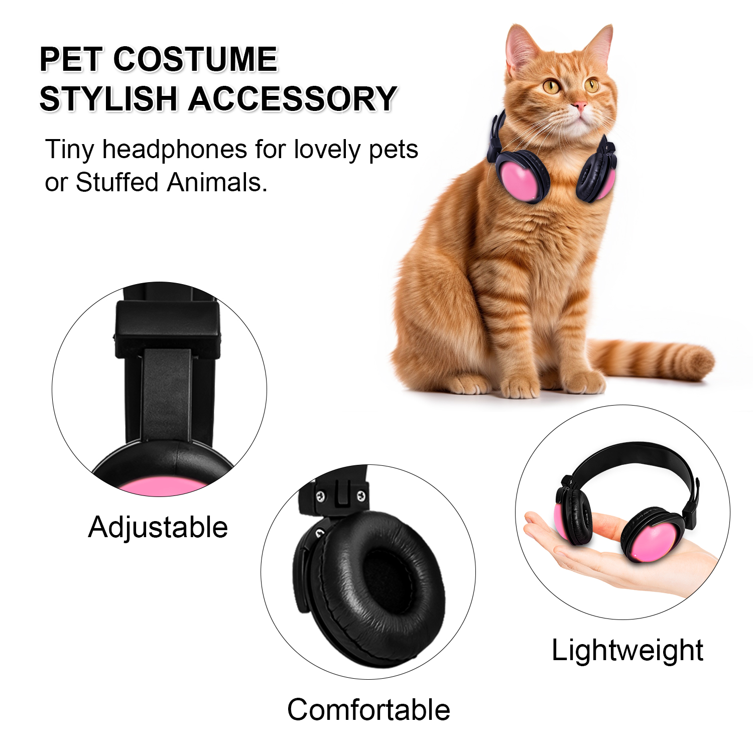 Mini cute doll pet headphones Mini cute doll pet headphones