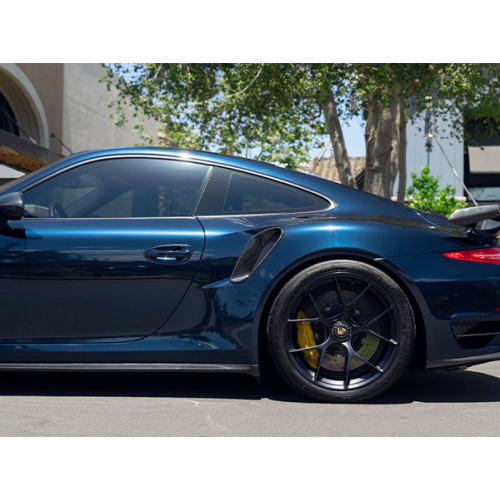 Super Gloss Blue Car wrap.