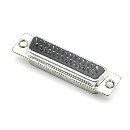 Three rows of semi gold D-SUB connector