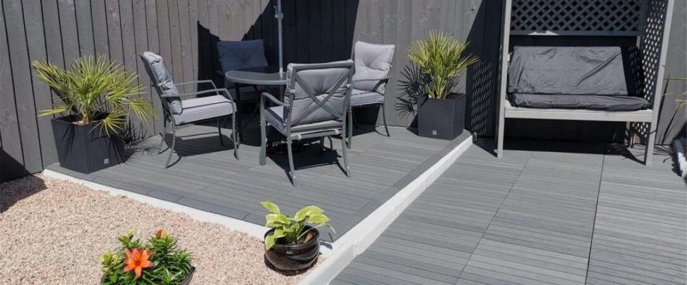 بلاطات Decking WPC - كلاسيكي DIY5