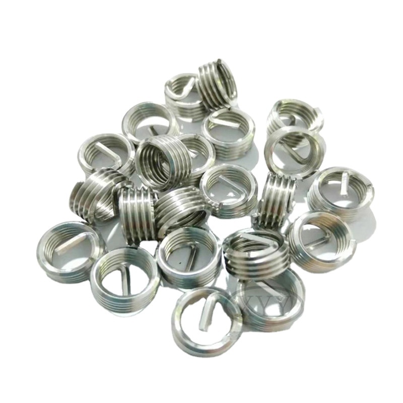 Custom Size 304  Stainless Steel  M5*0.8*1d Wire Thread Insert Industrial