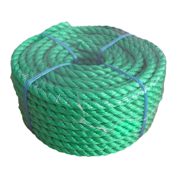 Blue 3-Strand Twisted Polysteel Fishing Net Rope with Loop - PP Danline Marine Rope 10mm