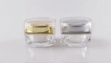 Cream Container Plastic Clear Skin Care Acrylic Jar
