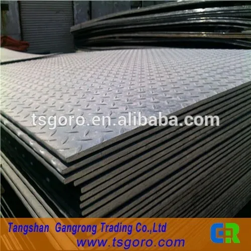 hebei ribbed ms steel sheet and plate price from tangshan