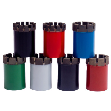 BQ NQ HQ Impregnated diamond rod shoes, casing and rod shoes