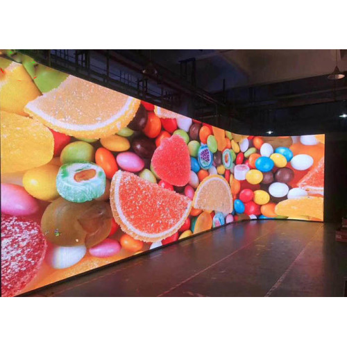 Light Weight Cabinet Indoor Curved LED Display