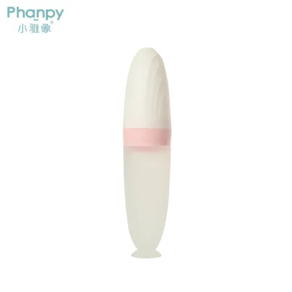 Manufacturing Company Silicon Baby Spoon Bottle For Children