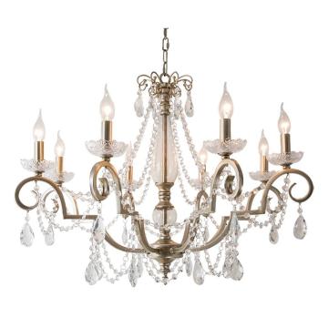 Chandelier Bilik Tidur Emas Kristal INSHINE