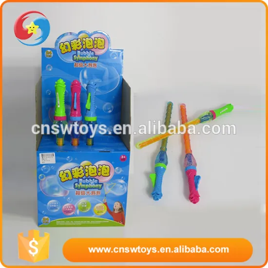Professional custom all kinds children plastic automatic musical bubble