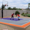 Outdoor Interlocking Modular Sports Court Tile