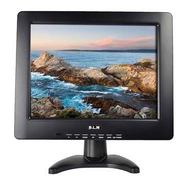 Desktop 12.1 inch LCD Monitor Security Monitor VGA/AV input High quality and Warranty