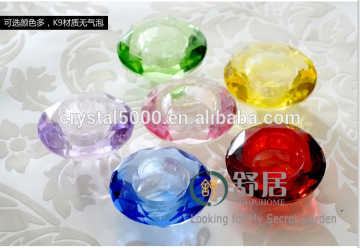 K9 crystal candleholder for wedding decoration