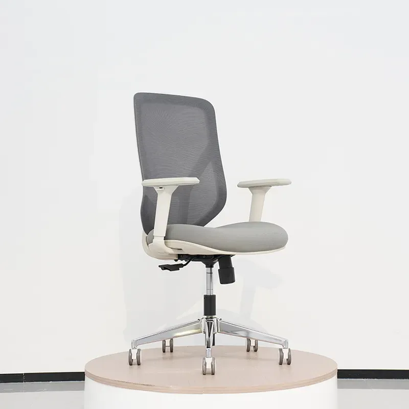 Heavy Duty Grey Mesh Office Chair