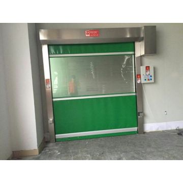 Porta ad alta velocità in tessuto PVC con sensore radar