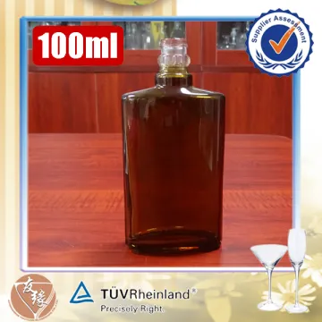 China high white glass 100ml liquor bottle manufacturers of glass bottles