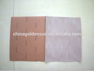 High quality 9"*11" abrasive paper sheet(Like NORTON A275)