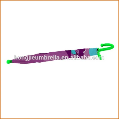 Beautiful print kid umbrella clear raincoat for children for wholesale