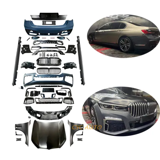 BMW 7 Series G12 Conversion Kit: Bumpers, Side Skirts, and Body Kit with Lights