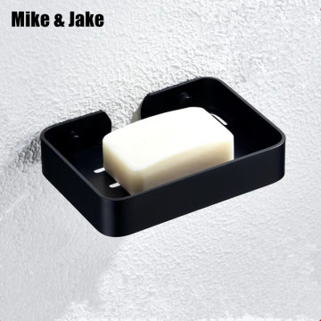 Space aluminum Soap Dish Holder square Black soap holder bathroom soap shelf,Bathroom Accessories hardware MJ6002B