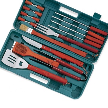 BBQ Tool Set with Case - 18 Pieces