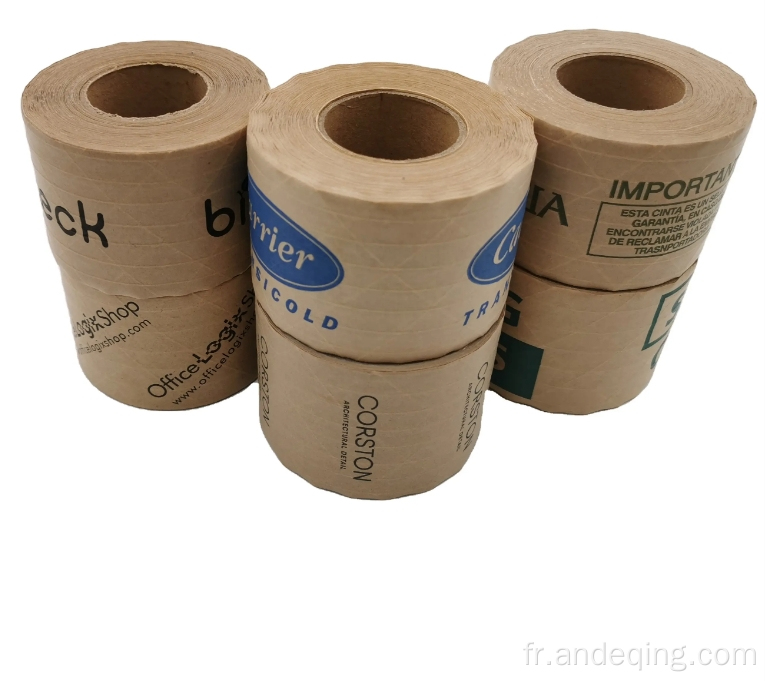 Ruban en papier gommé adhésif kraft papier ruban adhésif gommé