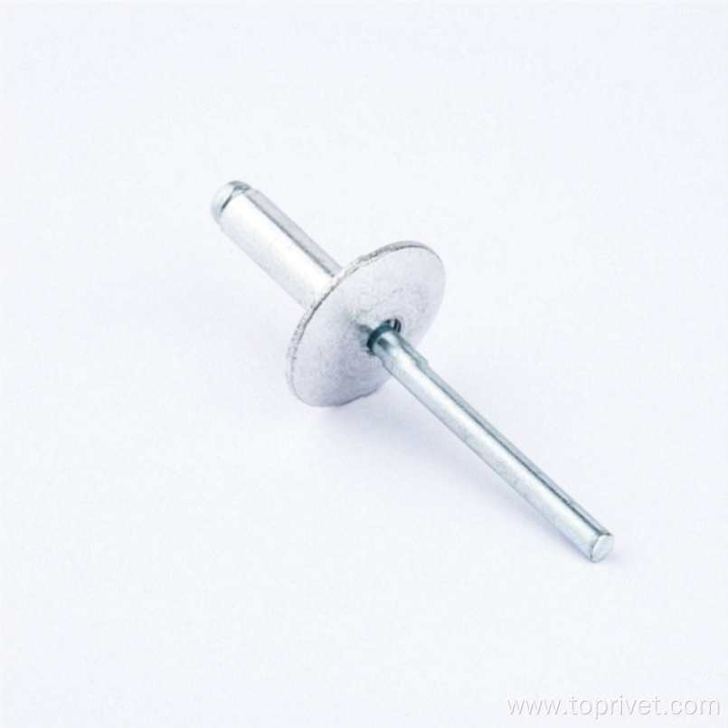 5.0mm Aluminium/Steel blind rivets with 14mm large flange